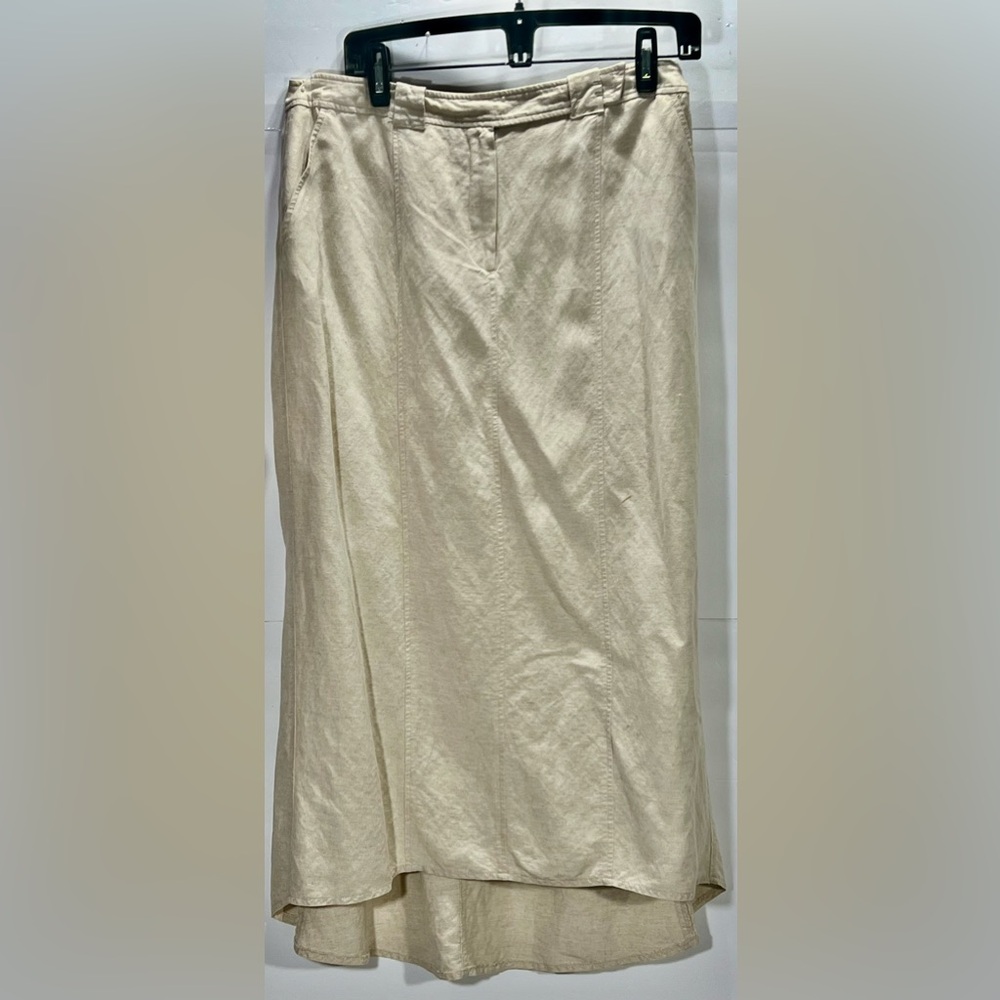 Chic Cream Midi Skirt